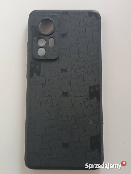 Xiaomi 12x etui black skóra Lublin