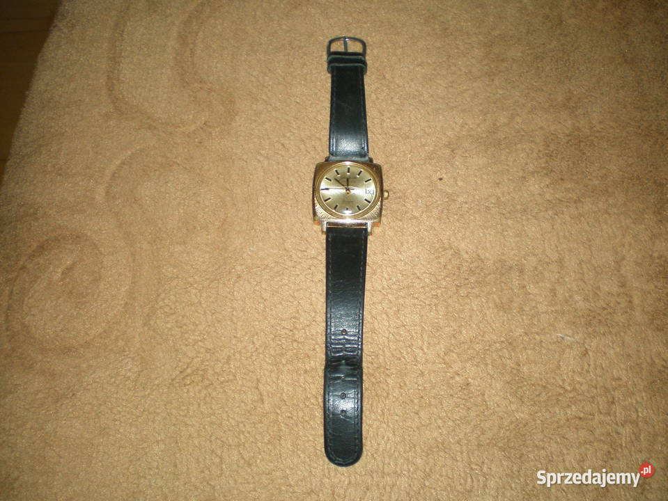 Zegarek męski Glashutte w złotym kolorze Używany Męskie