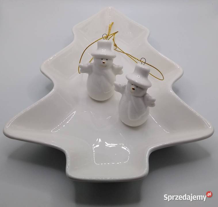 Bałwan Bałwanki Ceramika 2 sztuki Gdańsk