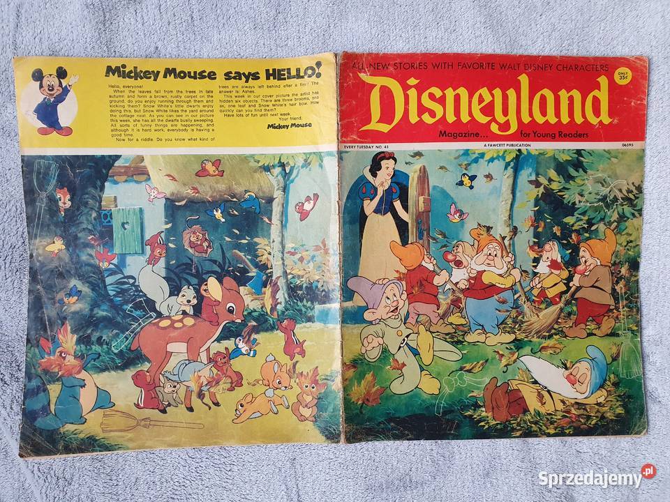 Disneyland komiks z 1972 roku w jęz angielskim Gdynia