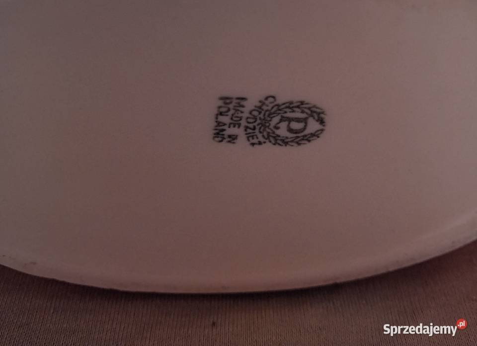 Wazon dysk porcelit Chodzież lata 60e XX w wielkopolskie Koźminek sprzedam