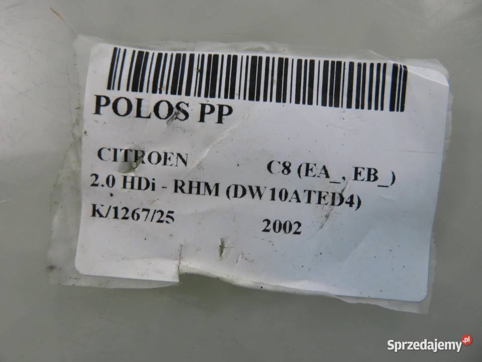 PÓŁOŚ PRAWA PRZEDNIA CITROEN C8 EA EB 20 HDi RHM osobowe sprzedam