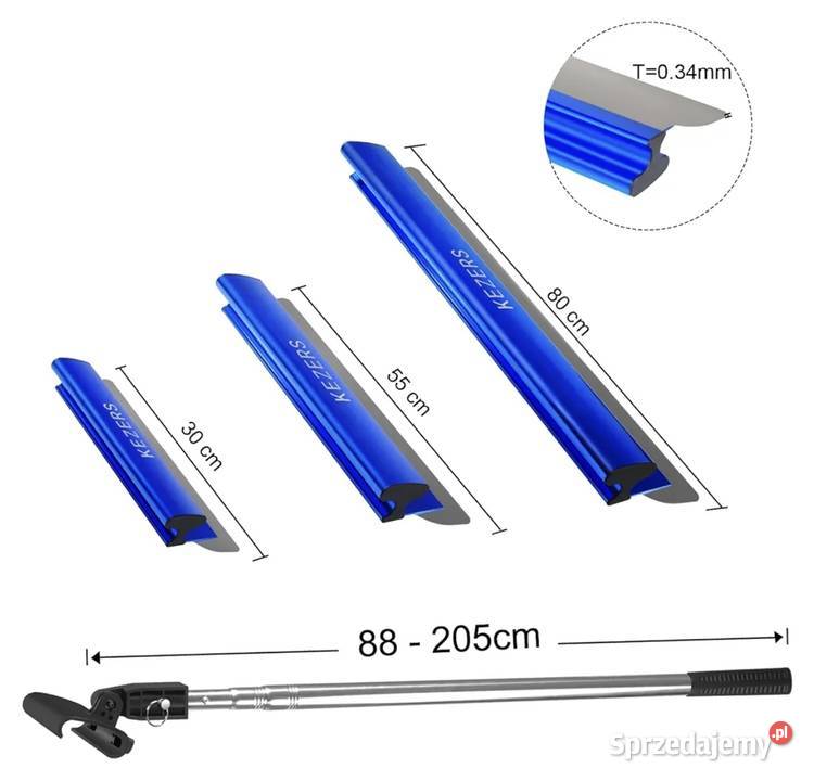 KEZERS Zestaw szpatułek powierzchniowych Bełchatów