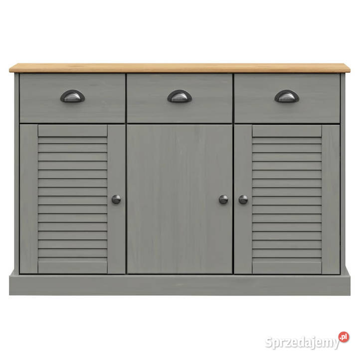 Szafka z szufladami VIGO 113x40x75 szara lita Szafki mazowieckie Warszawa
