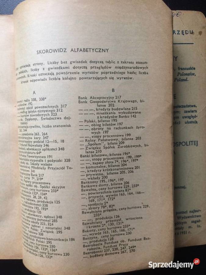 2746 Mały Rocznik Statystyczny 1938 Antykwariat Szczecin