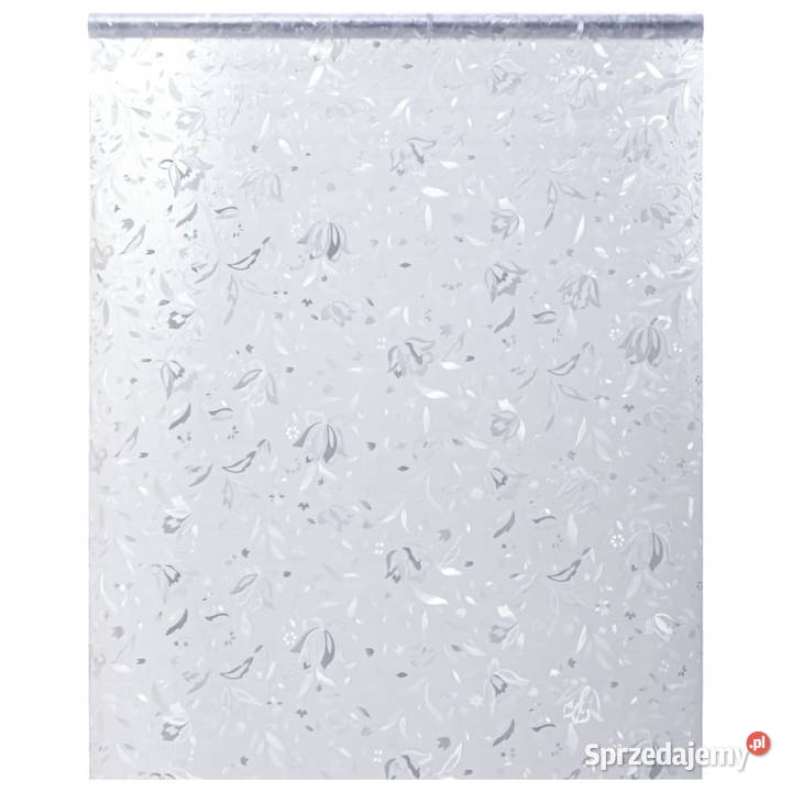 Folia okienna matowa wzór w kwiaty 90x500 PVC Warszawa