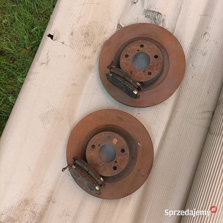 Subaru impreza 2 tarcze hamulcowe klocki przód Skoczów