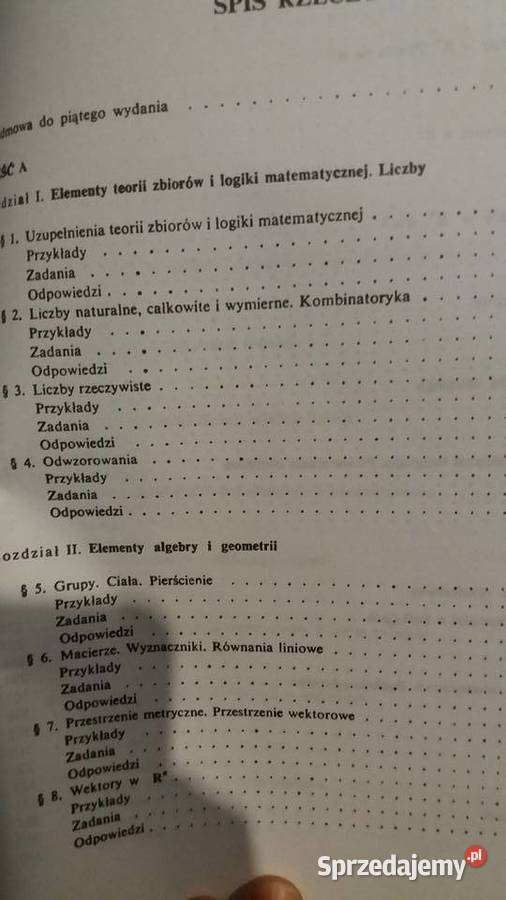 zadania z matematyki wyższych uczelni mazowieckie Warszawa