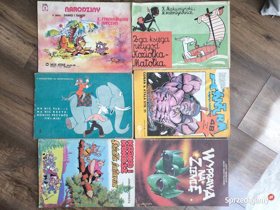Komiksy Tytus Romek i Atomek Szninkiel Koziołek Komiksy Świętochłowice