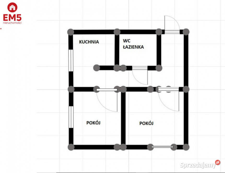 sprzedaży mieszkania Białystok 45m2 2 pokojowe podlaskie