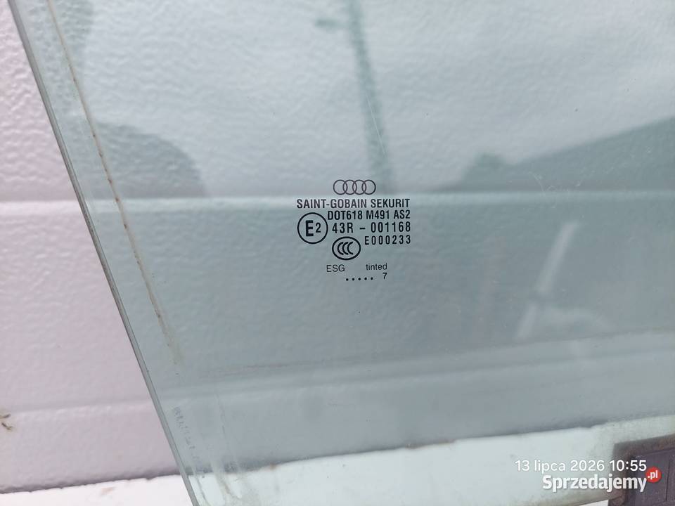 AUDI A8 D3 42 TDI 0510 SZYBA DRZWI PRAWY PRZOD Włoszczowa