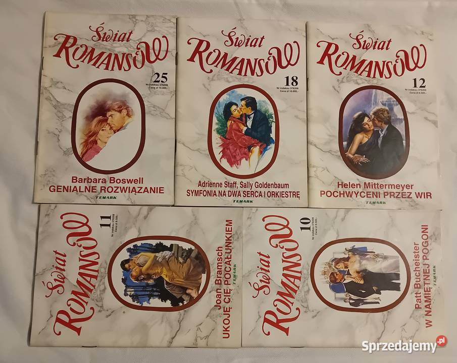 Magazym Świat Romansów y 10 11 12 18 251992 r wielkopolskie Koźminek