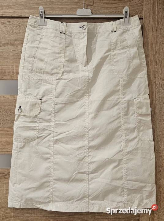 Spódnica firmy Gerry Weber biały Spódnice i sukienki