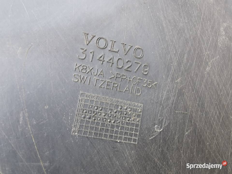 Płyta osłona pod silnik dolna volvo v40 cc II 2 Sieraków