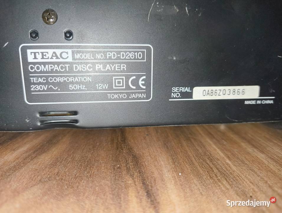Zmieniarka 5CD TEAC PDD2610 MP3 Odtwarzacz Łączna