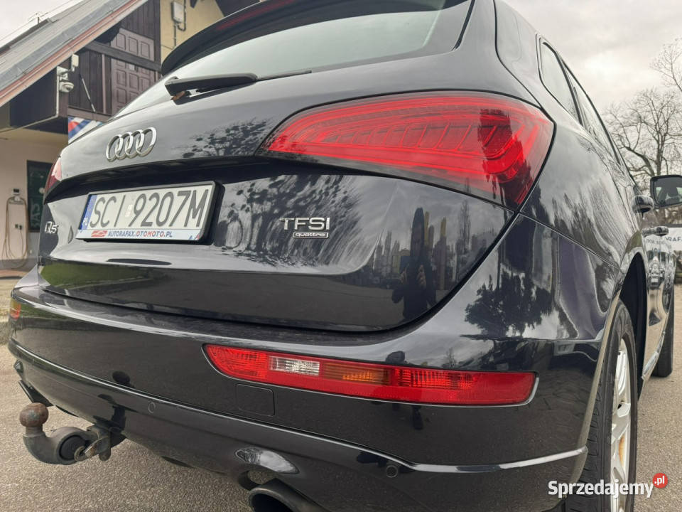Audi Q5 Klimatronic 3stref Navi DSG Hak Quattro isofix śląskie Cieszyn sprzedam