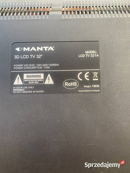 Zasilacz manta lcd tv 3214 HDMI Gościeradów Ukazowy