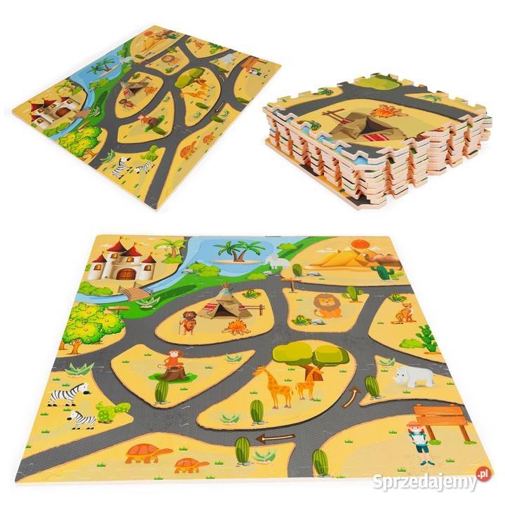 Mata piankowa dzieci puzzle safari opolskie