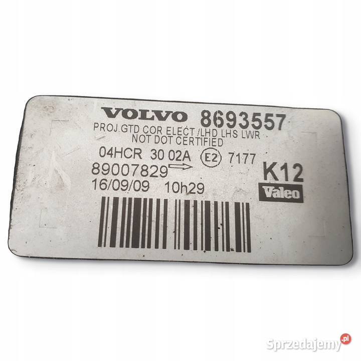 LAMPA LEWA Volvo S80 I LEWY PRZÓD przednia Chełm