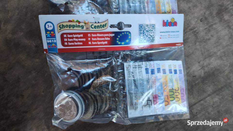 zabawkowe pieniądze euro Książ Wielkopolski sprzedam