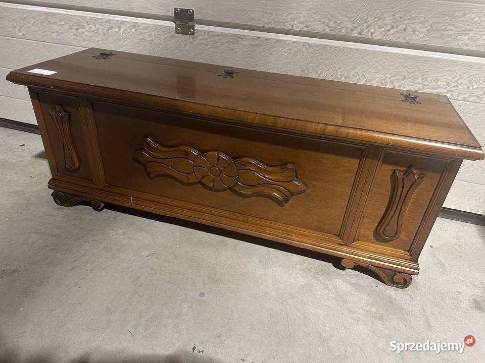 Drewniana skrzynia kufer 118 Sławoszewek