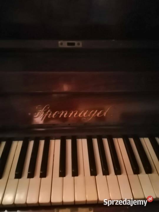 Pianino koncertowe Sponnagel przedwojenne + części