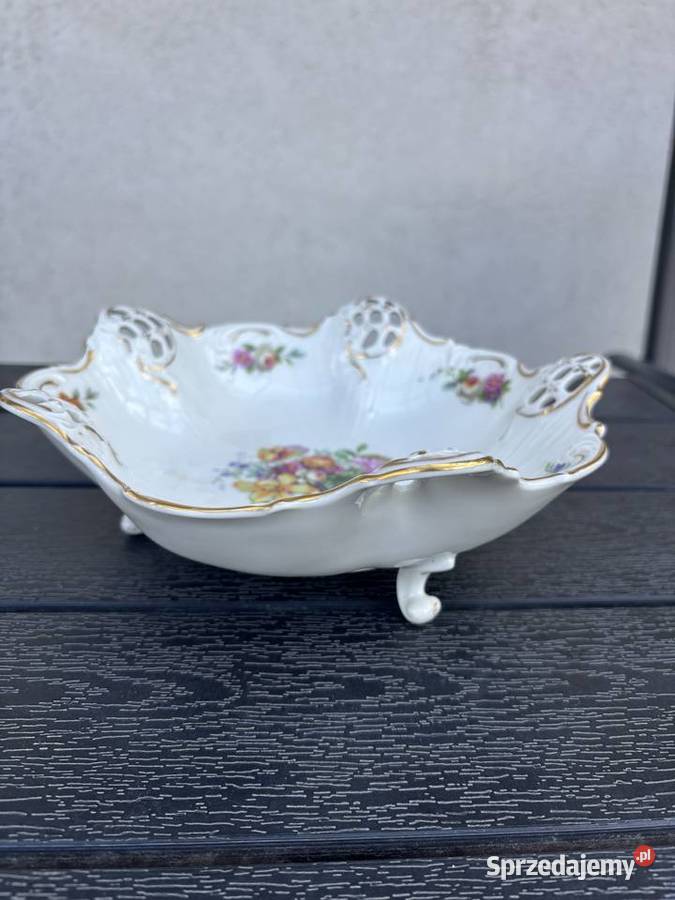 Porcelanowa misa elegancka antyk Przywory