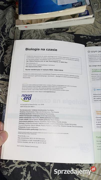 Biologia na czasie 1 Technikum Liceum Tychy