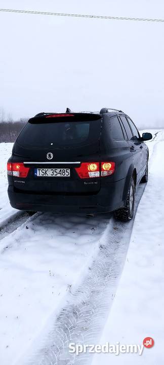 Ssangyong Kyron 20 D 4x4 2009 r elektrycznie ustawiane fotele mazowieckie Ciepielów