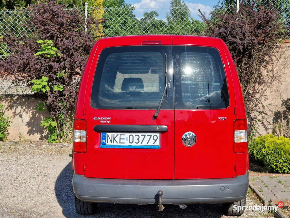 Volkswagen Caddy Maxi19Tdi105276KlimaSBD Rok produkcji 2009 warmińsko-mazurskie Kętrzyn