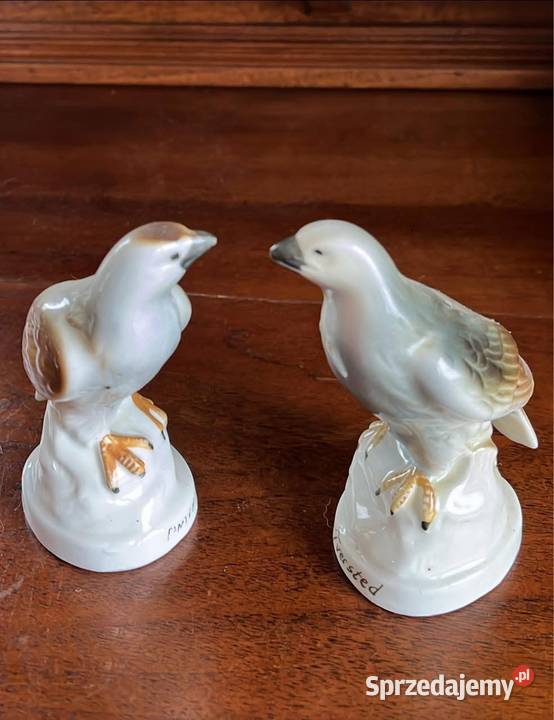 Para Figurka porcelanowa Ptaszki Sokół Gdańsk