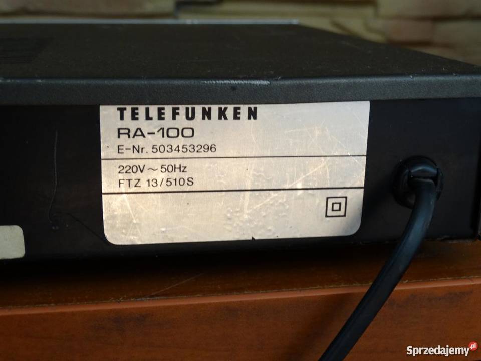 Wzmacniacz Telefunken RA100 mocny i podkarpackie Jasło