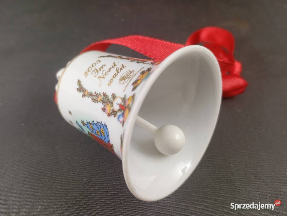 Porcelanowy dzwonek świąteczny Hutschenreuther