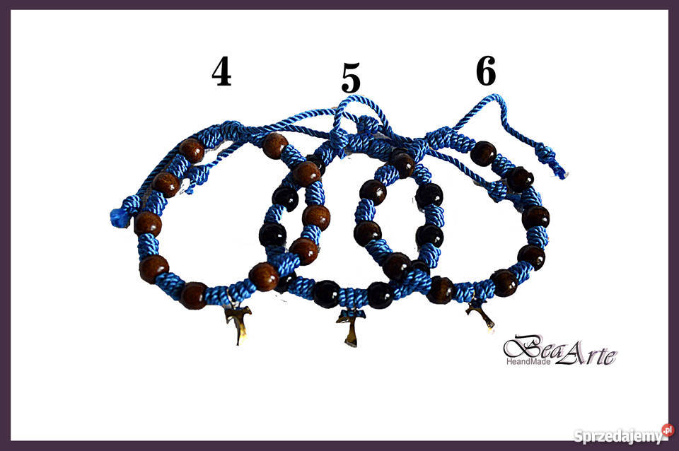 Różaniec dziesiątka bransoletka 12 kolorów Łysa Góra