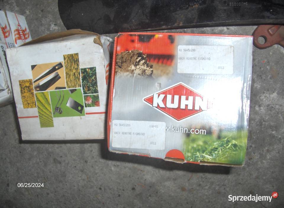 Nożyk kosiarki KUHN 56451200 prawy orginał Jawiszowice