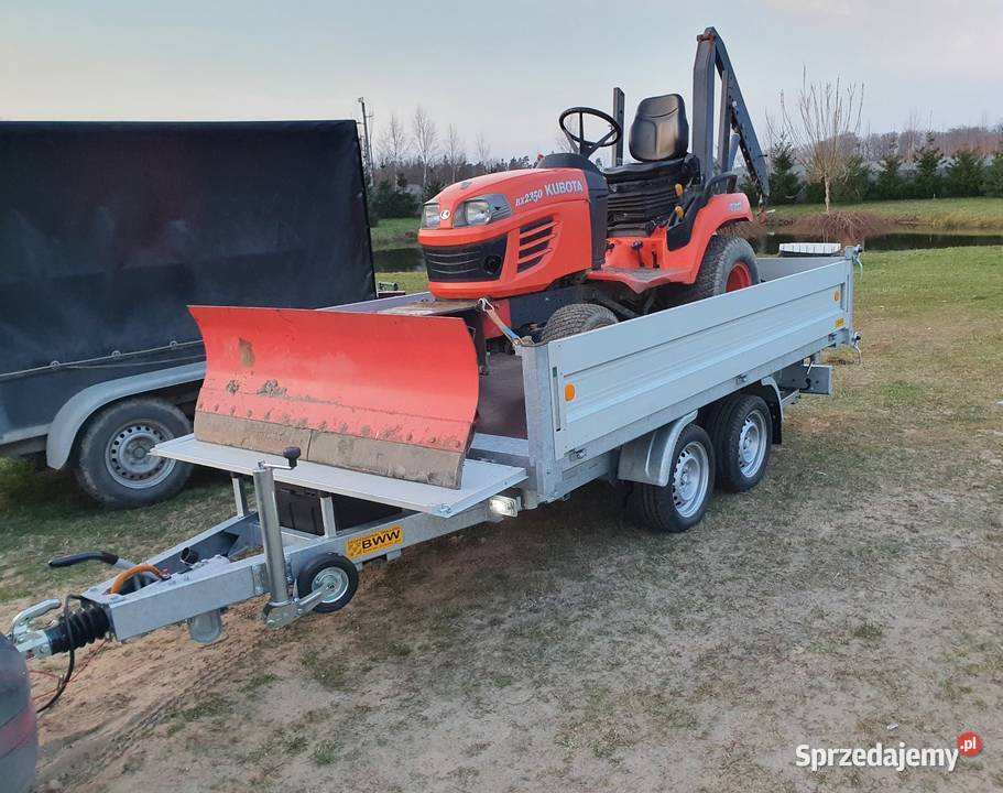 Wynajem przyczepka wywrotka najazdy pomorskie