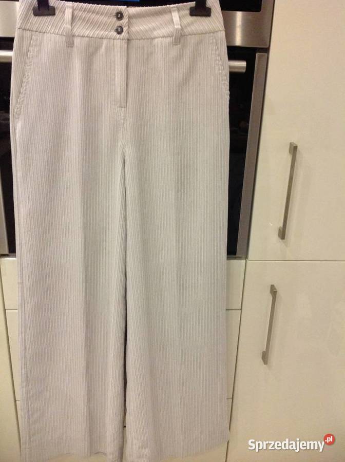 Spodnie Szerokie Damskie BENETTON S Sztruksowe lubuskie Nowa Sól