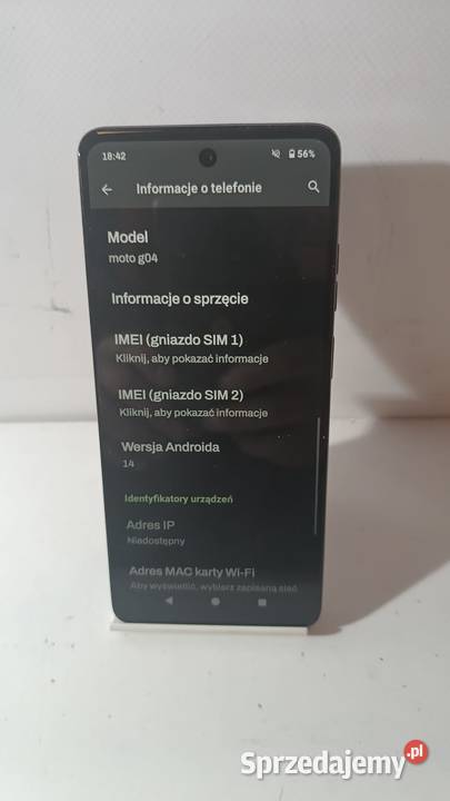 Smartfon MOTOROLA Moto G04 8128GB Motorola śląskie Katowice