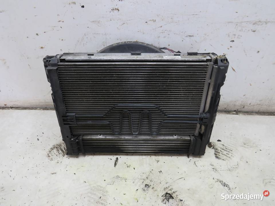 CHŁODNICE WENTYLATOR KOMPLET BMW E84 X1 20 D Chłodnie wody sprzedam