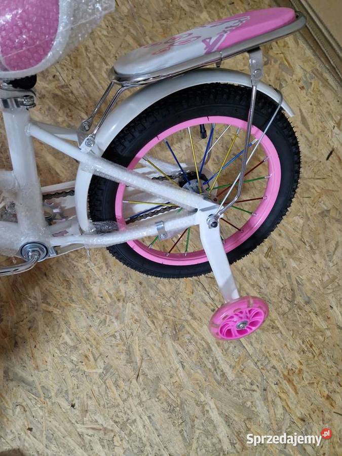 ROWER DZIECIĘCY ROWEREK 16 DZIEWCZYNKI RÓŻOWY Głogowa