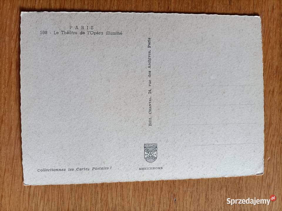 PARYŻ WIDOK NA GMACH OPERY Piszczac