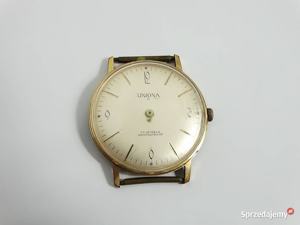 Zegarek mechaniczny UNIONA 17 Jewels Vintage PRL Biłgoraj