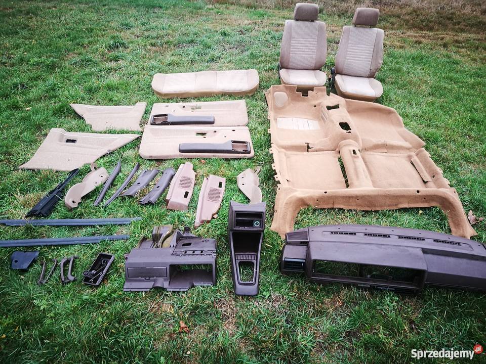 Brązowe wnętrze golf mk 2 3d fotele półskóry zachodniopomorskie Nowogard