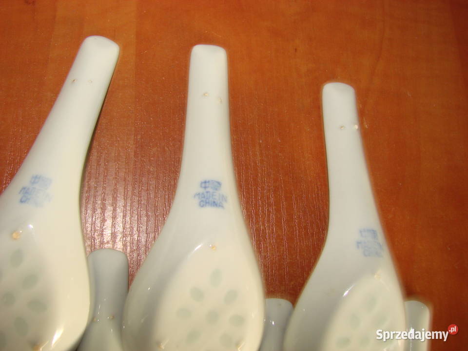 ryżowa porcelana łyżeczki Porcelana i szkło