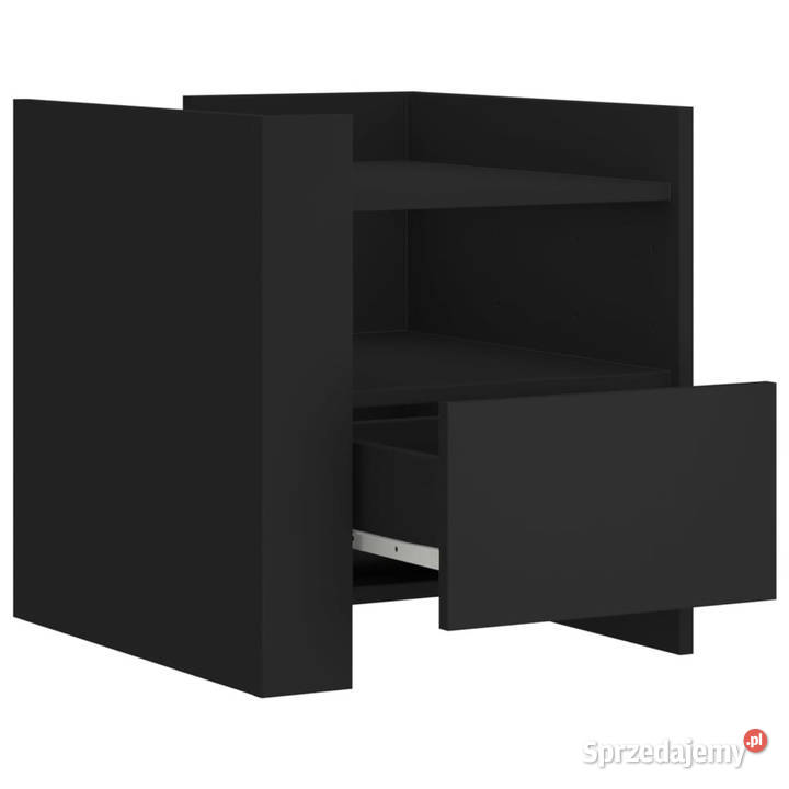 Szafka nocna czarna 45x50x50 materiał mazowieckie Warszawa