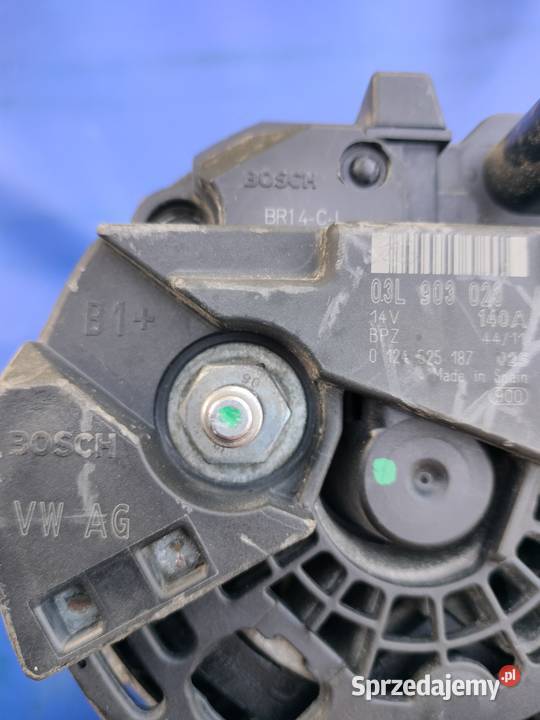 Alternator do AudiVW Rok produkcji 2011 A3 wielkopolskie Konin