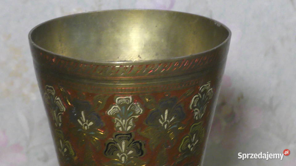 rękodzieło indyjskie malowane na brązie Warszawa