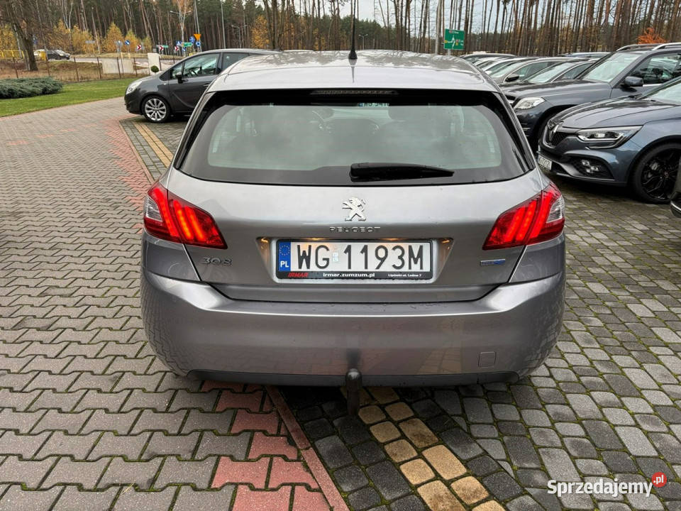 Peugeot 308 hatchback 16 HDI 120 Nawigacja Hak ASR (kontrola trakcji) mazowieckie Lipówki