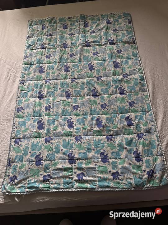 Kołderka obciążeniowa Słoniki 130x90 1600 gramów Pokój dziecięcy Poznań