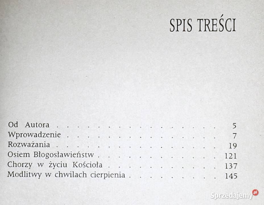 Modlitwy chorego Tadeusz Ryłko sprzedam